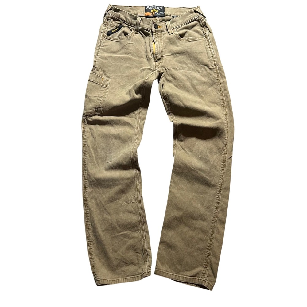 Ariat Rebar M4 Pants Mens 30x32 (Fits 30x30) Low Rise Straight Workwear Canvas